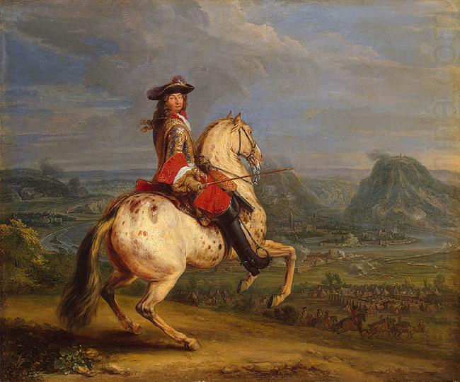 Louis XIV at the siege of Besancon, Adam Frans van der Meulen